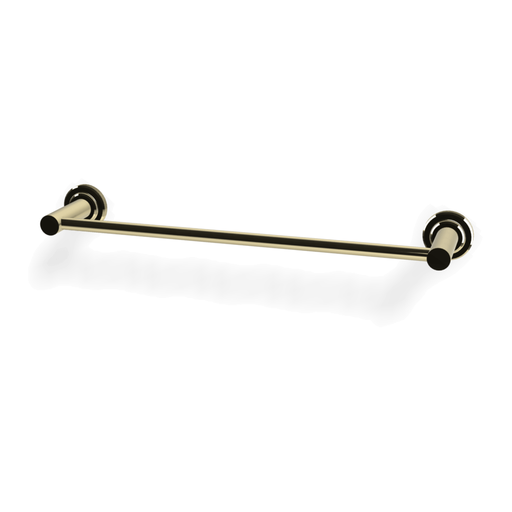 Park Lane 400mm Single Towel Rail in Champagne
