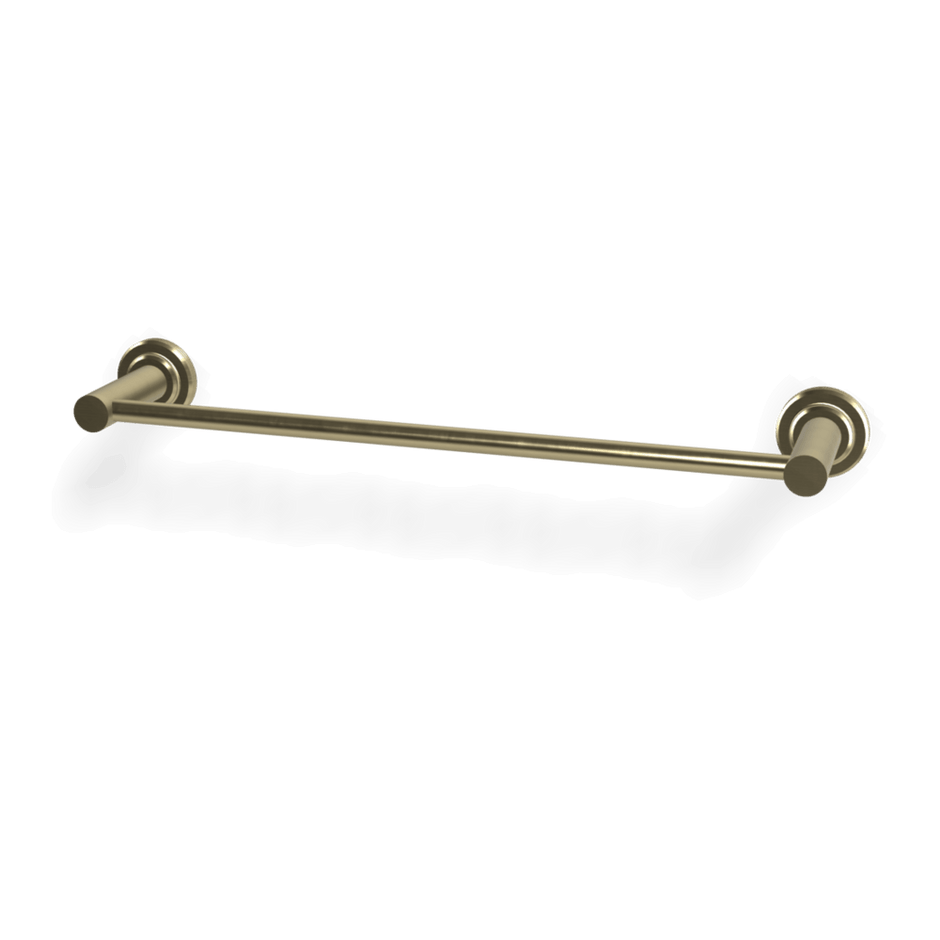 Park Lane 400mm Single Towel Rail in Brushed Champagne