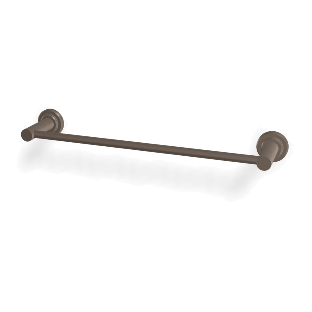 Park Lane 400mm Single Towel Rail in Brushed Moka Bronze