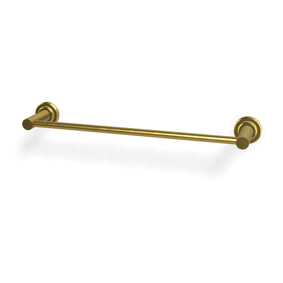 Park Lane 400mm Single Towel Rail in Brushed Gold