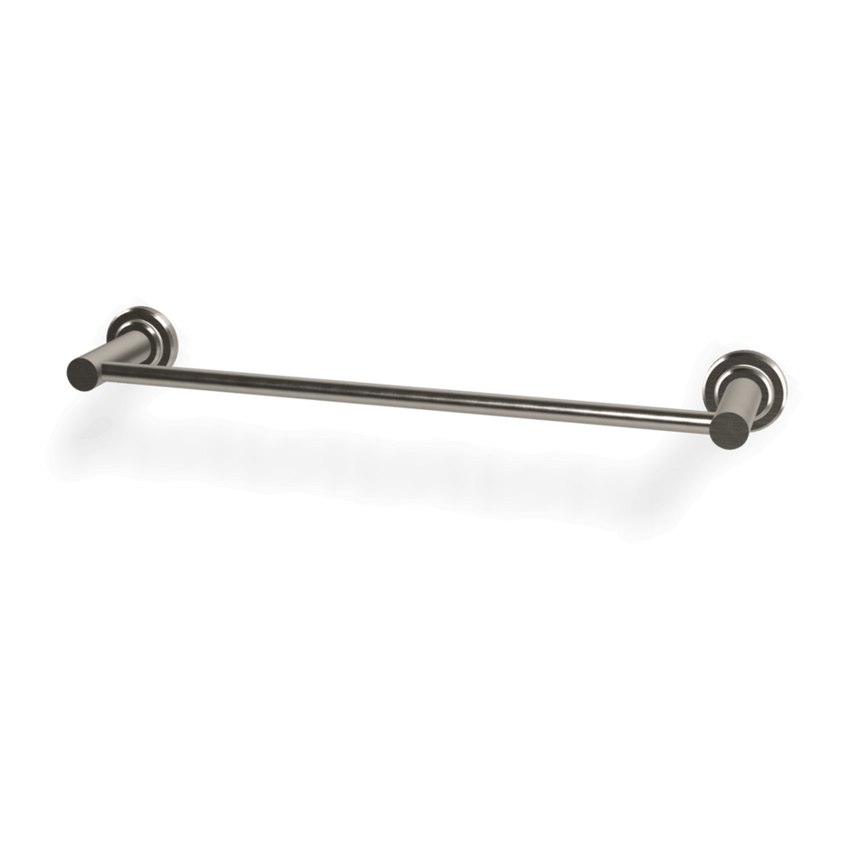Park Lane 400mm Single Towel Rail in Brushed Nickel
