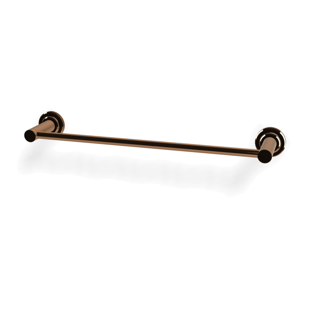 Park Lane 400mm Single Towel Rail in Amber Bronze