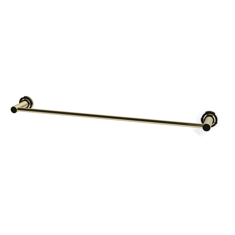 Park Lane 600mm Single Towel Rail in Champagne