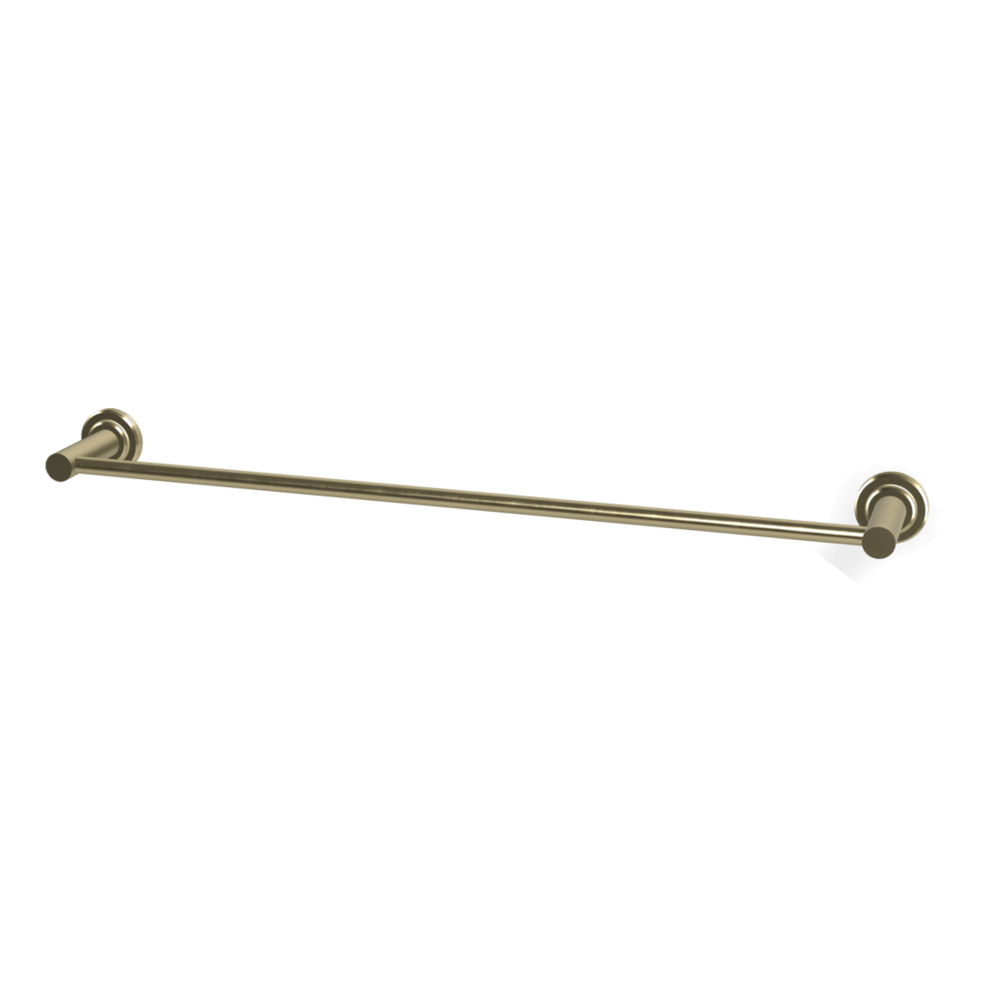 Park Lane 600mm Single Towel Rail in Brushed Champagne
