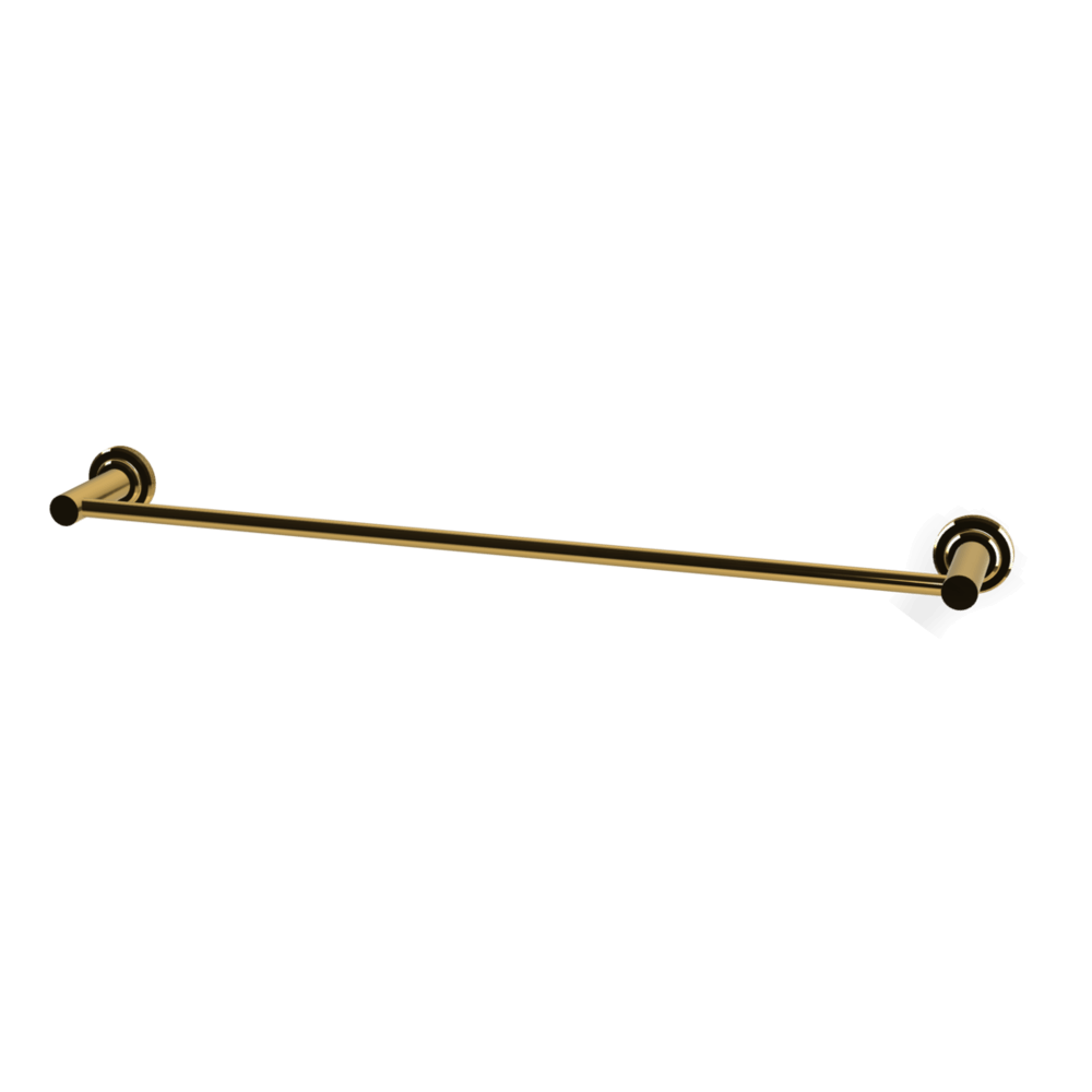 Park Lane 600mm Single Towel Rail in Gold