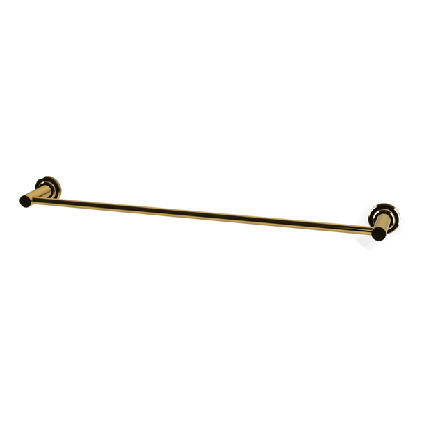 Park Lane 600mm Single Towel Rail in Gold