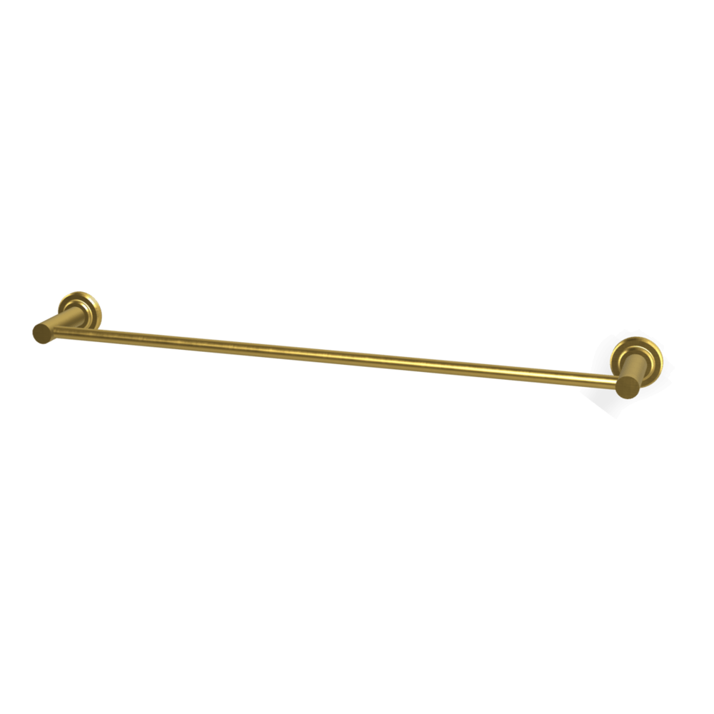 Park Lane 600mm Single Towel Rail in Brushed Gold