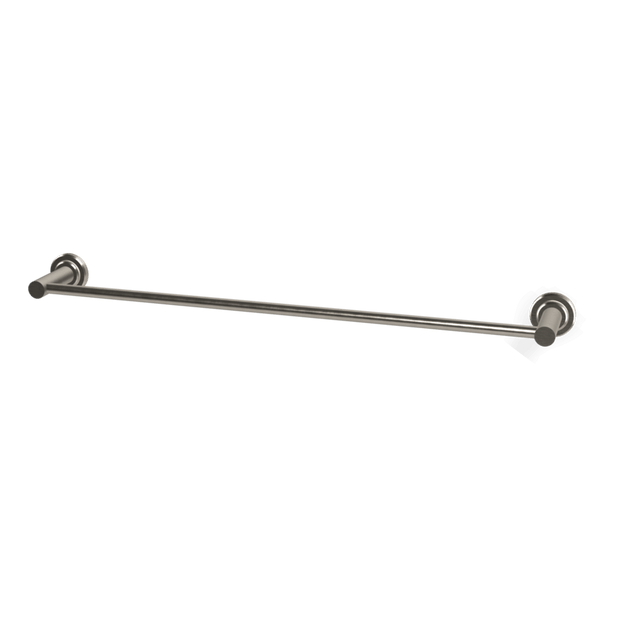 Park Lane 600mm Single Towel Rail in Brushed Nickel