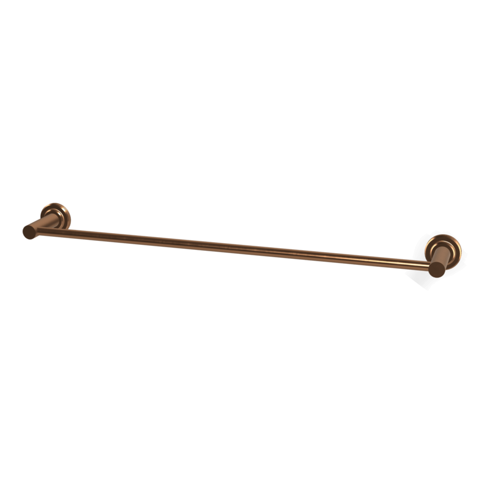 Park Lane 600mm Single Towel Rail in Brushed Amber Bronze