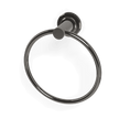 Park Lane Towel Ring in Black Chrome