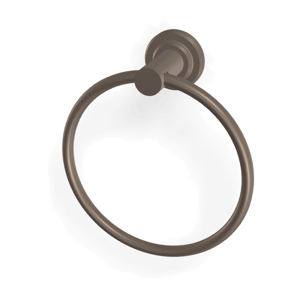 Park Lane Towel Ring in Brushed Moka Bronze