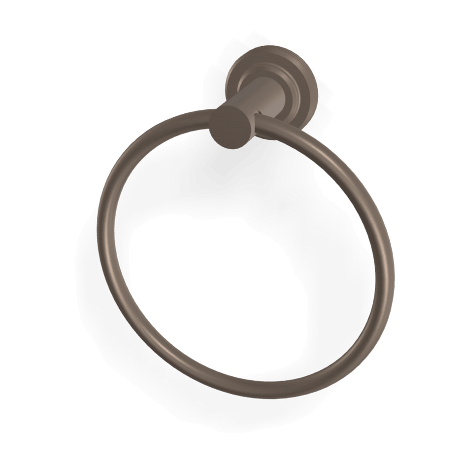 Park Lane Towel Ring in Brushed Moka Bronze