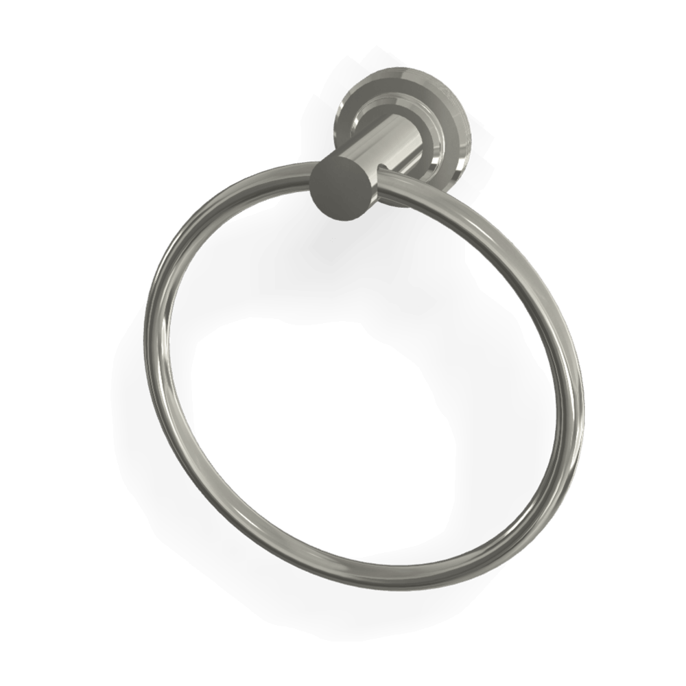 Park Lane Towel Ring in Polished Nickel