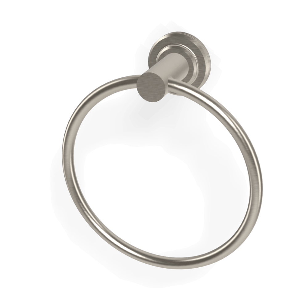 Park Lane Towel Ring in Brushed Nickel