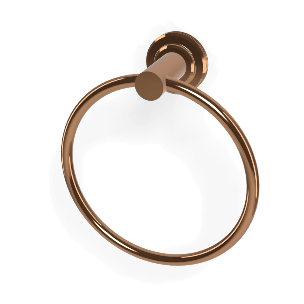Park Lane Towel Ring in Amber Bronze