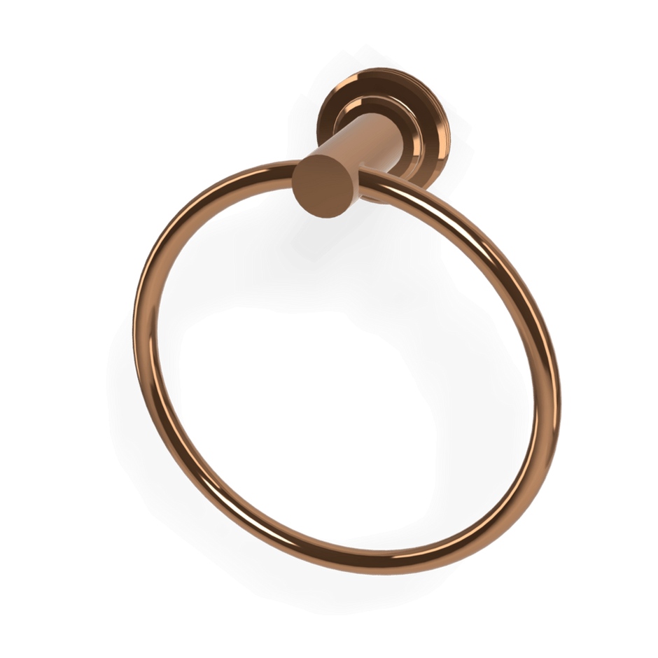 Park Lane Towel Ring in Amber Bronze