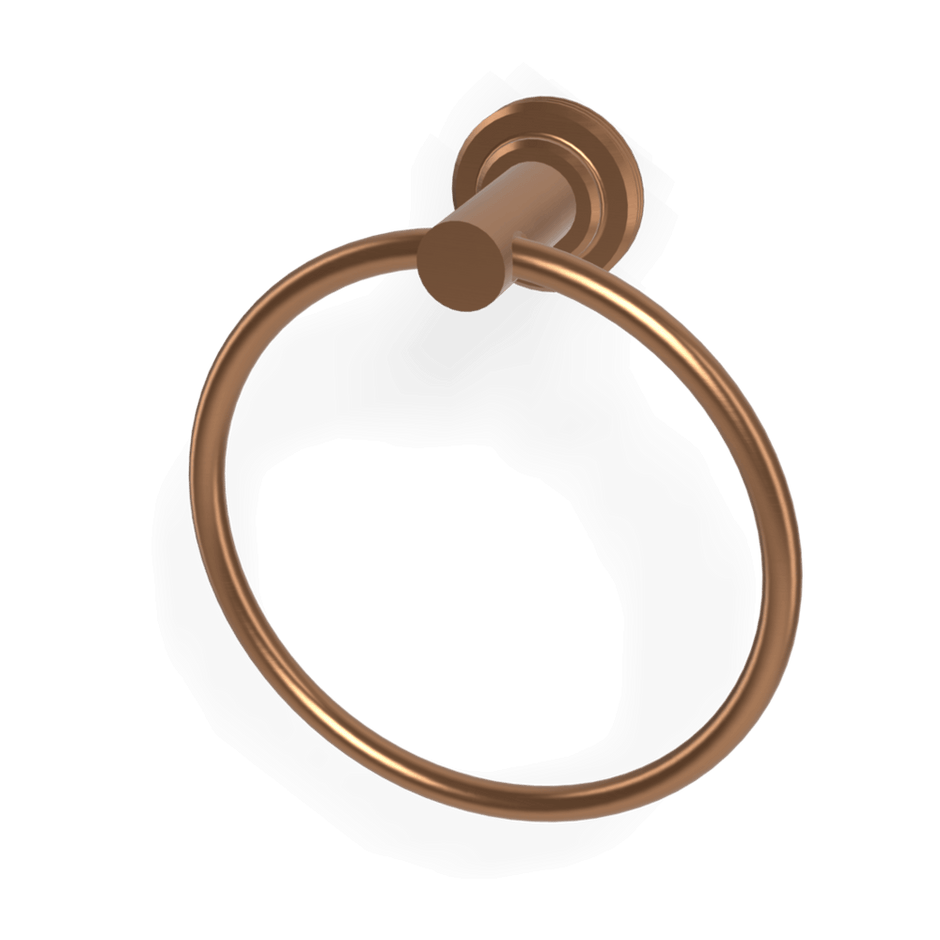 Park Lane Towel Ring in Brushed Amber Bronze