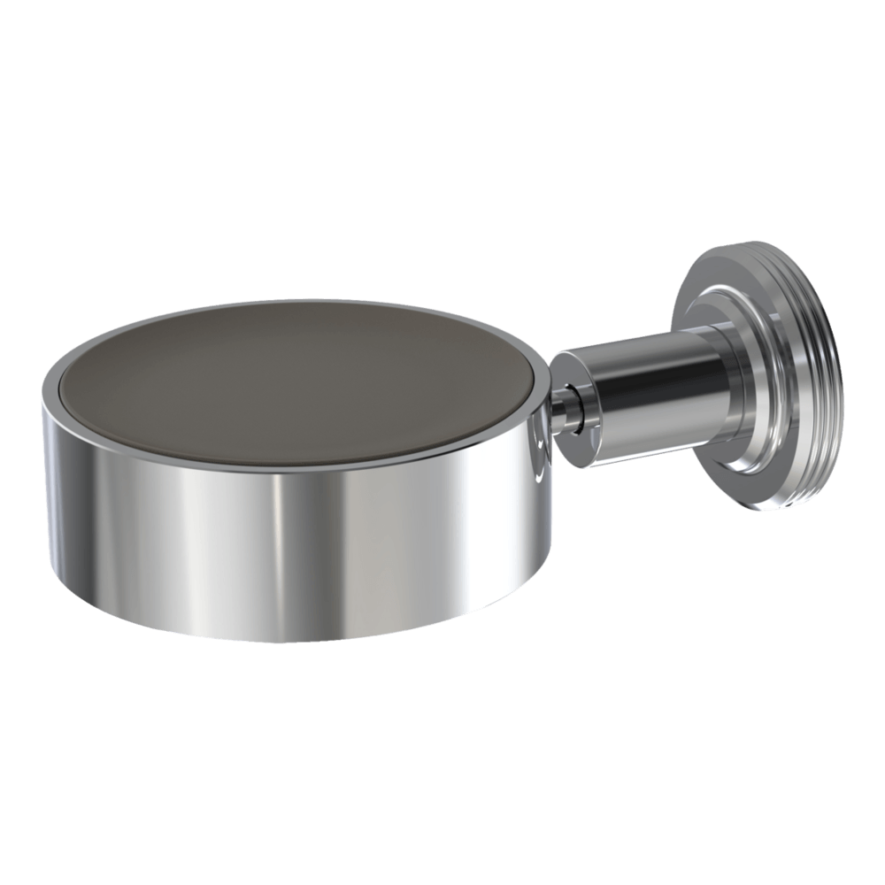 Park Lane Soap Holder with Taupe Inset in Brushed Moka Bronze