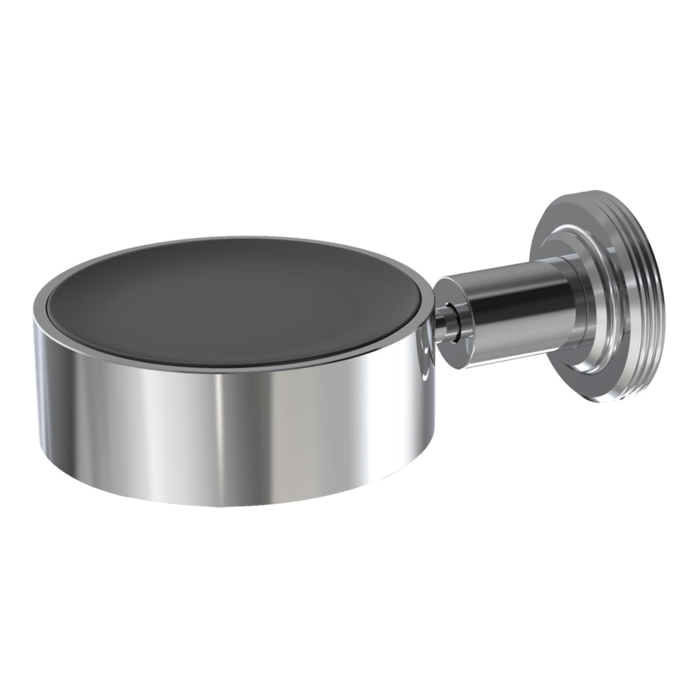 Park Lane Soap Holder with Black Inset in Brushed Moka Bronze