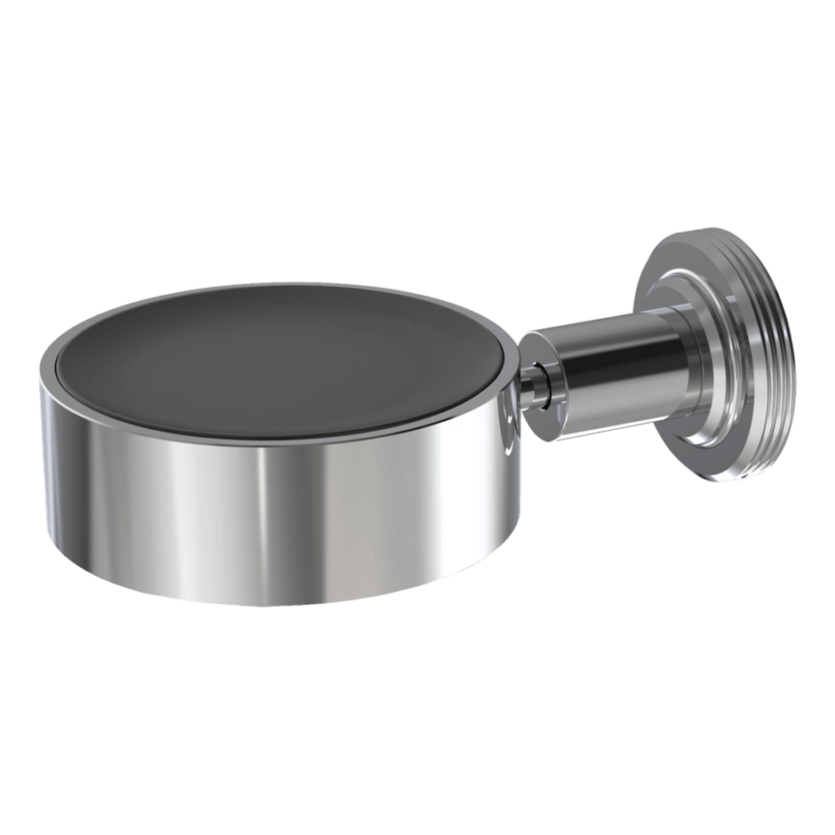Park Lane Soap Holder with Black Inset in Brushed Moka Bronze