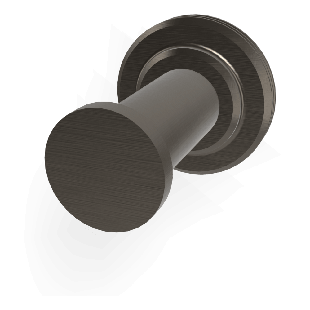 Park Lane Robe Hook in Brushed Black Chrome