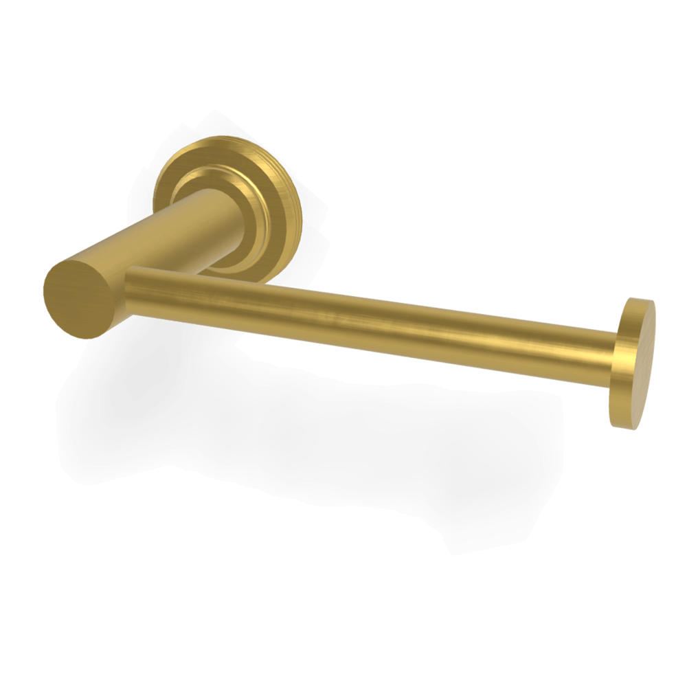 Park Lane Toilet Roll Holder in Brushed Gold