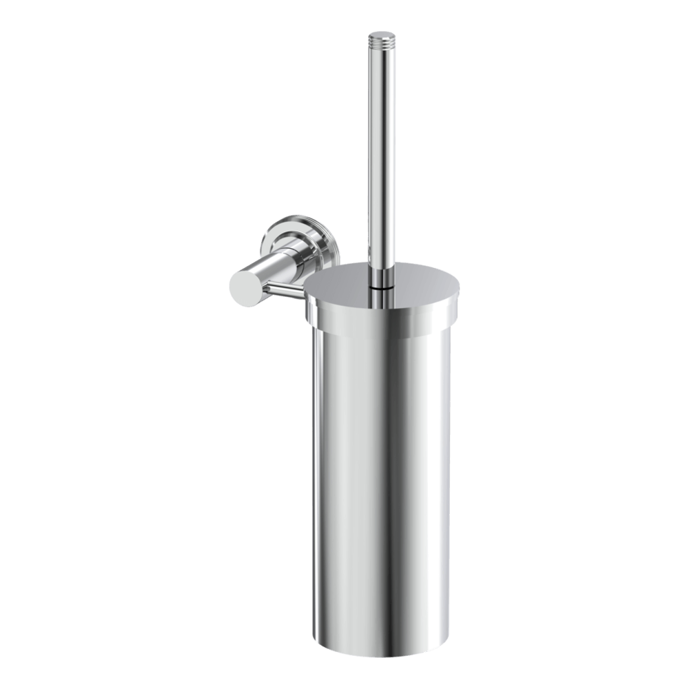 Park Lane Wall Mounted Brush Holder in Brushed Moka Bronze