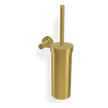 Park Lane Wall Mounted Brush Holder in Brushed Gold