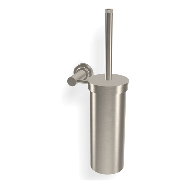 Park Lane Wall Mounted Brush Holder in Brushed Nickel