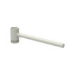 Outdoor Ingiro Sliding Towel Rail in Glossy Ivory White