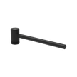 Outdoor Ingiro Sliding Towel Rail in Matt Black
