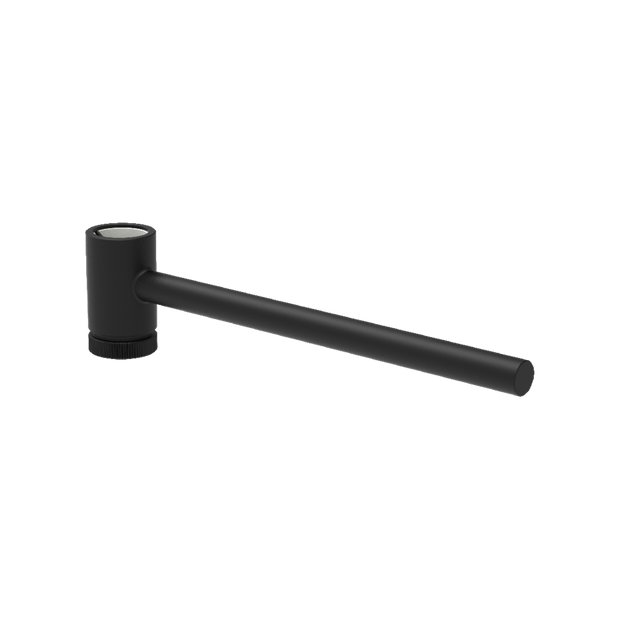 Outdoor Ingiro Sliding Towel Rail in Matt Black