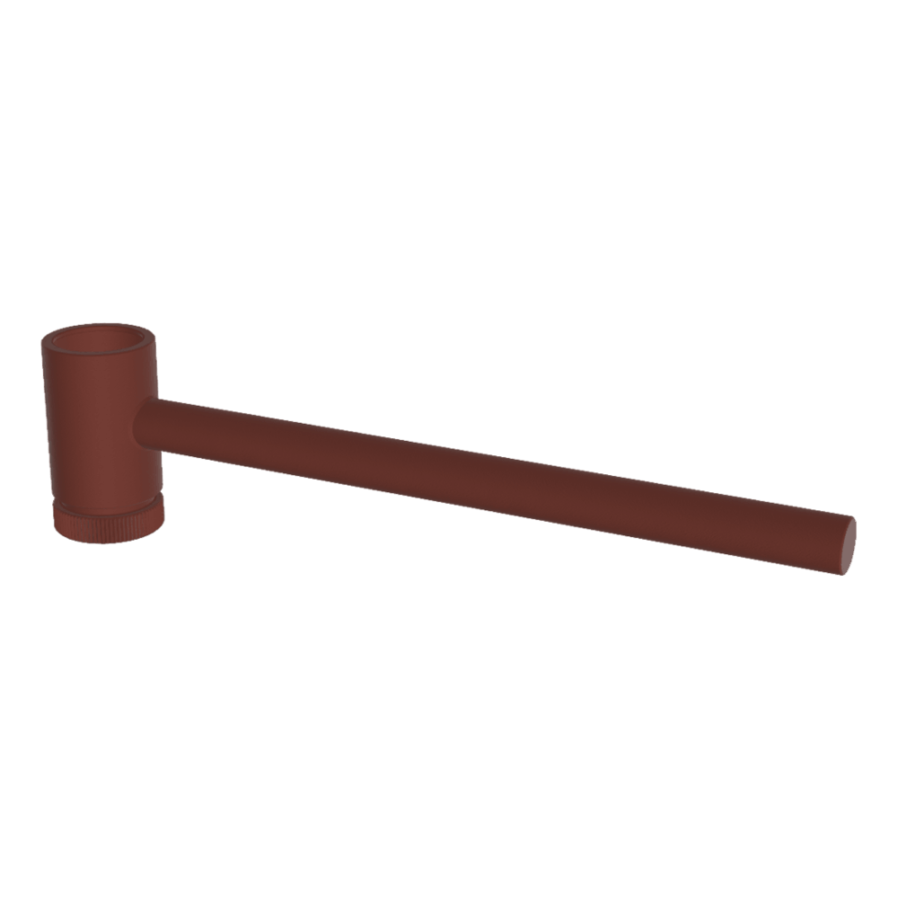 Outdoor Ingiro Sliding Towel Rail in Burgundy Red
