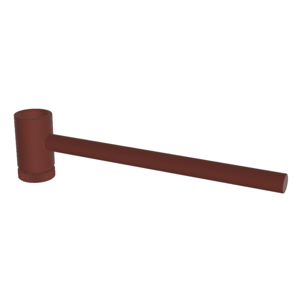 Outdoor Ingiro Sliding Towel Rail in Burgundy Red