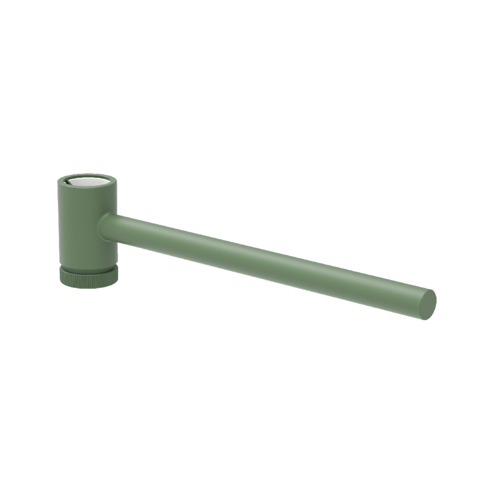 Outdoor Ingiro Sliding Towel Rail in Glossy Agave Green