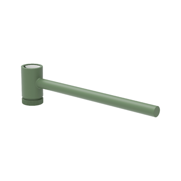 Outdoor Ingiro Sliding Towel Rail in Glossy Agave Green
