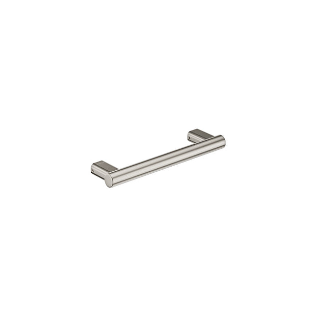 Care Slimline Hand Grab Rail, 300mm in Brushed Nickel