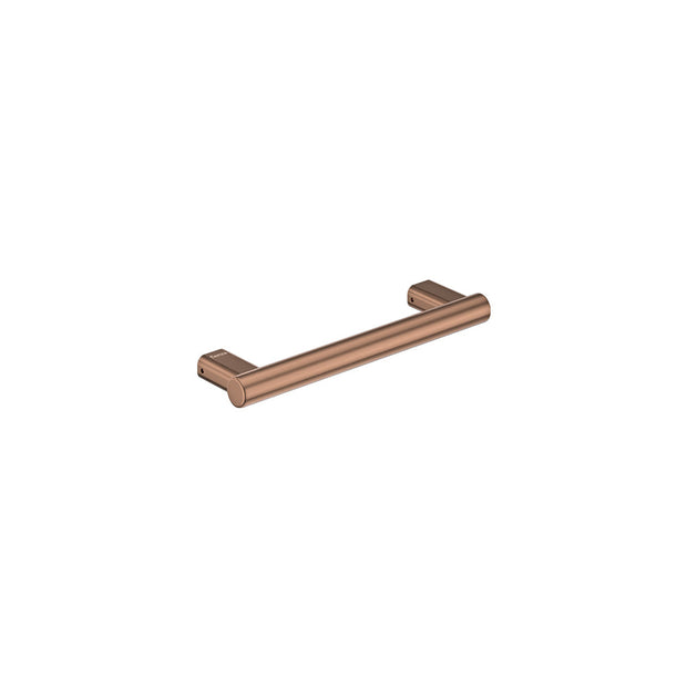 Care Slimline Hand Grab Rail, 300mm in Brushed Copper