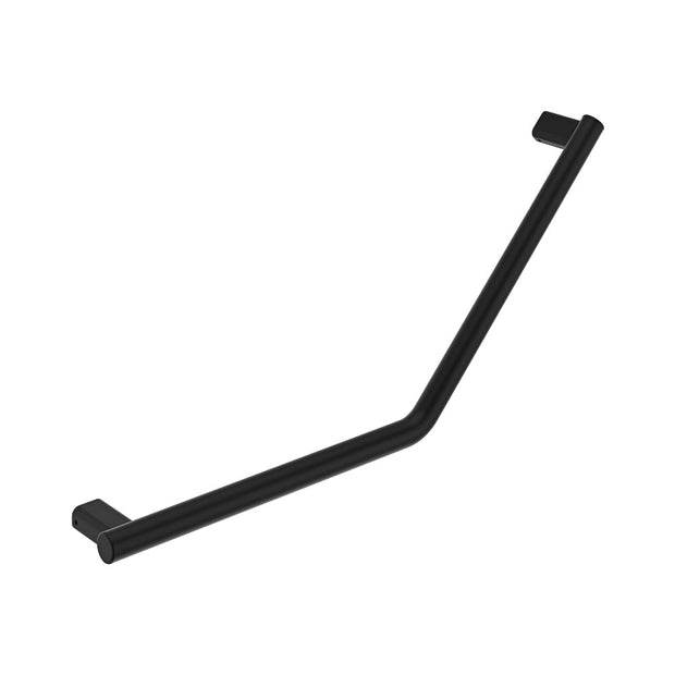 135 Degree Care Slimline Ambulant Care Reversible Left/Right Hand Grab Rail in Matte Black