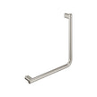 90 Degree Care Slimline Ambulant Care Hand Grab Rail in Brushed Nickel