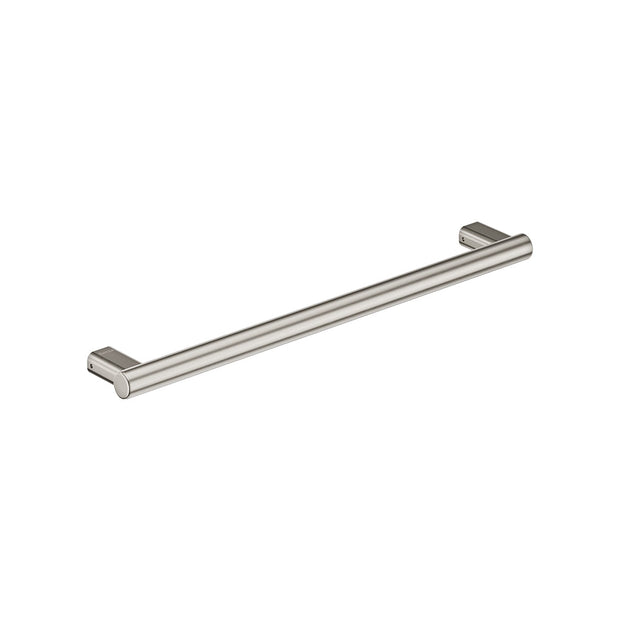 Care Slimline Hand Grab Rail, 600mm in Brushed Nickel