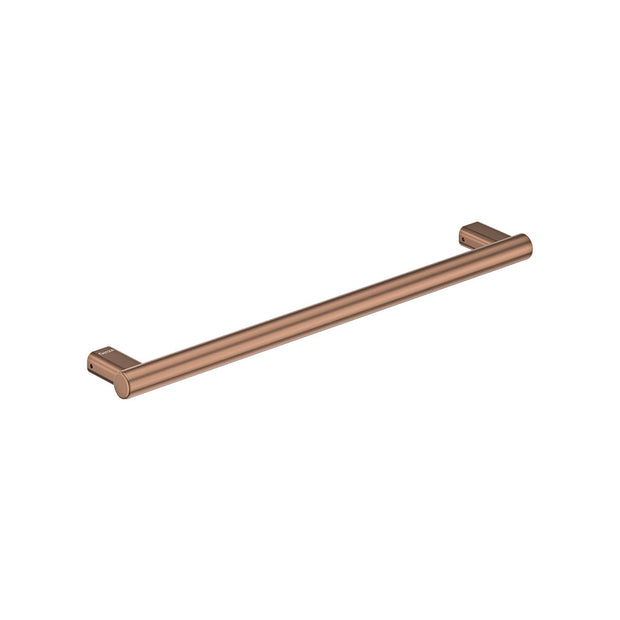 Care Slimline Hand Grab Rail, 600mm in Brushed Copper
