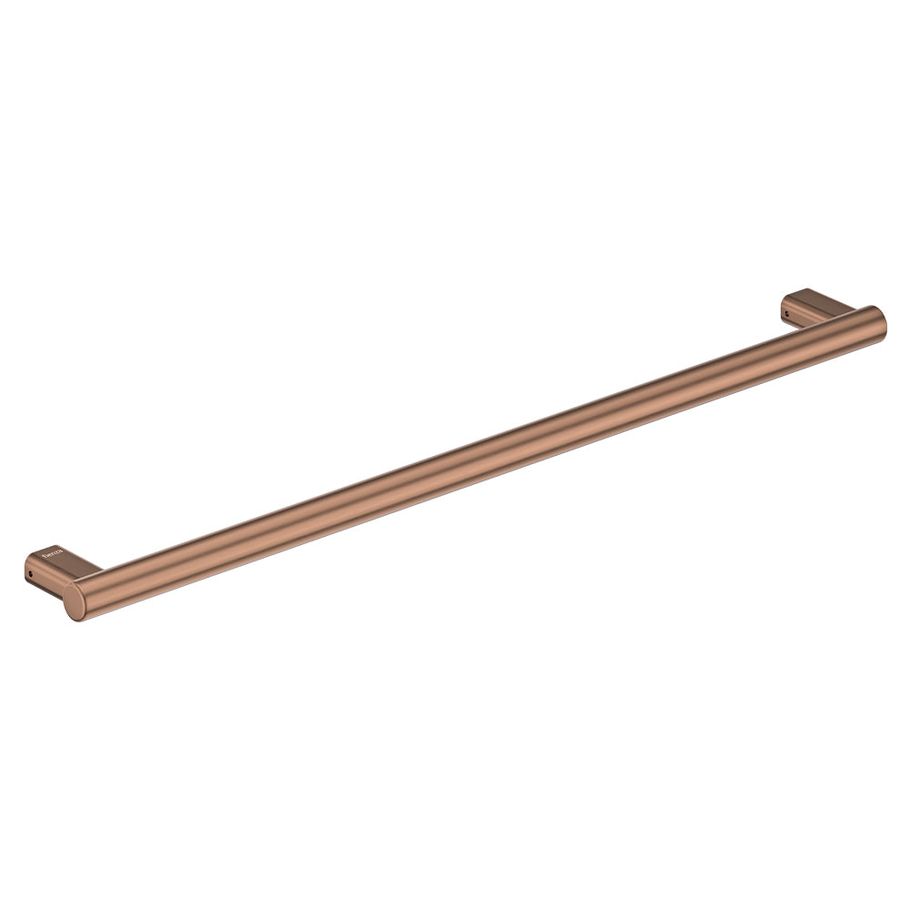 Care Slimline Hand Grab Rail, 900mm in Brushed Copper
