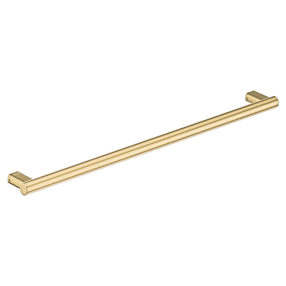 Care Slimline Hand Grab Rail, 900mm in Urban Brass