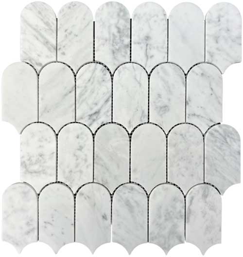 FEATHER CARRARA HONED