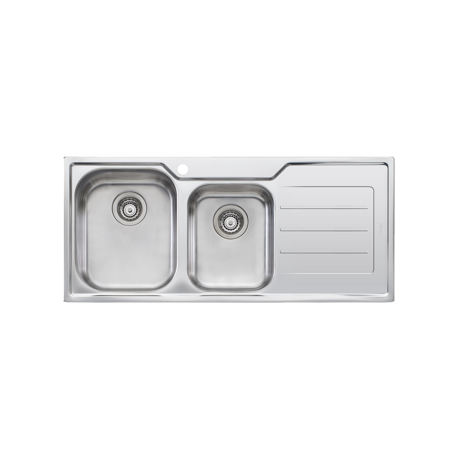 Flinders 1 and 3/4 Bowl Sink With Drainer