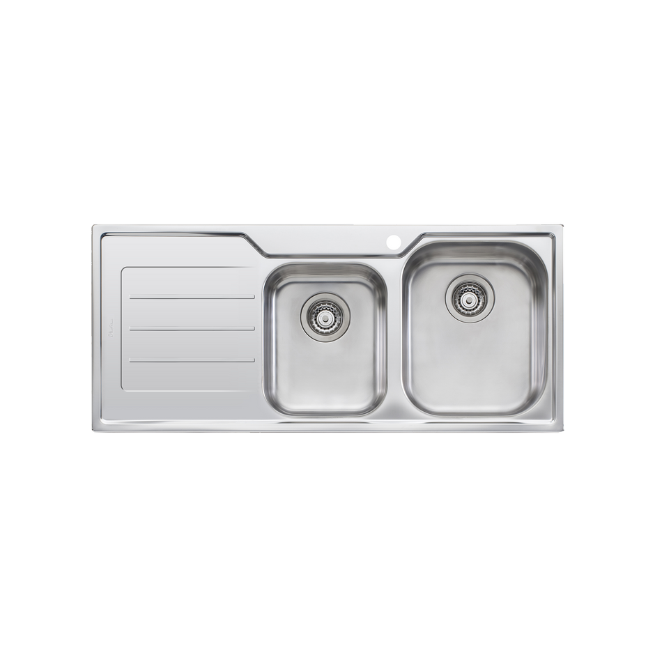 Flinders 1 and 3/4 Bowl Sink With Drainer