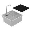 Alfresco Covered Sink and Foldable Kitchen Tap Pack