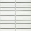 Finger White Flat Porcelain Mosaic tile