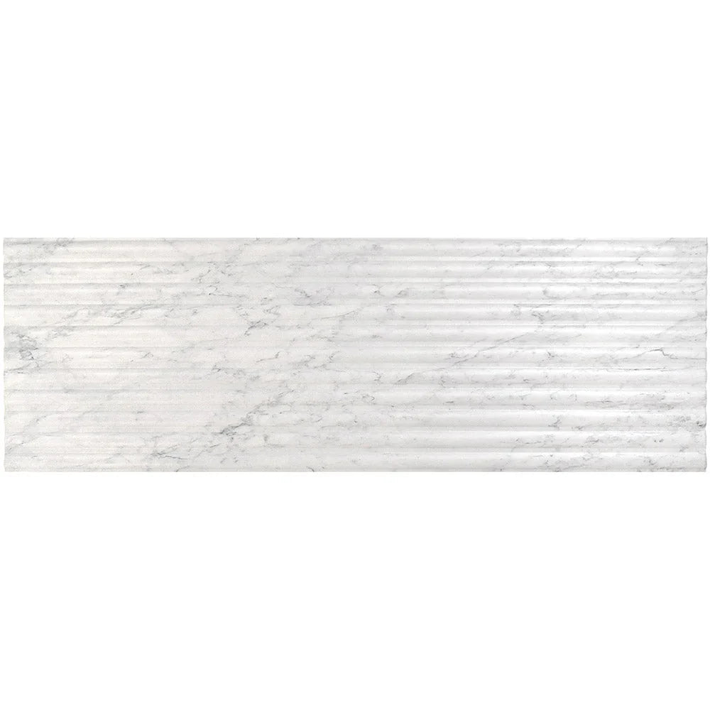 Fluted Marmi Marble Look Porcelain Tiles tile